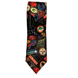 Vintage 1994 NFL Football Logos Men’s Surrey Neck Tie MINT NWT